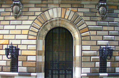 Liberty Street entrance to the Bank 