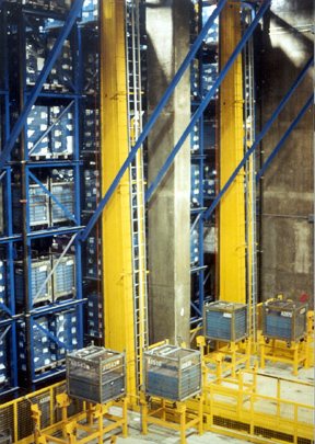 The Fed's three-story high cash storage vault.