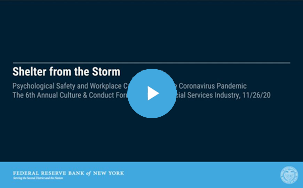 Shelter from the Storm: Psychological Safety and Workplace Culture during the Coronavirus Pandemic