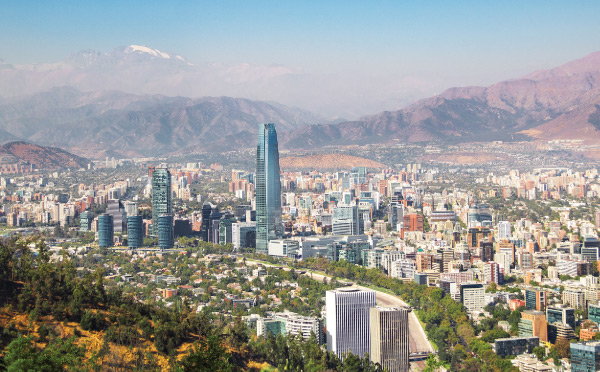Skyline of Santiago, Chile