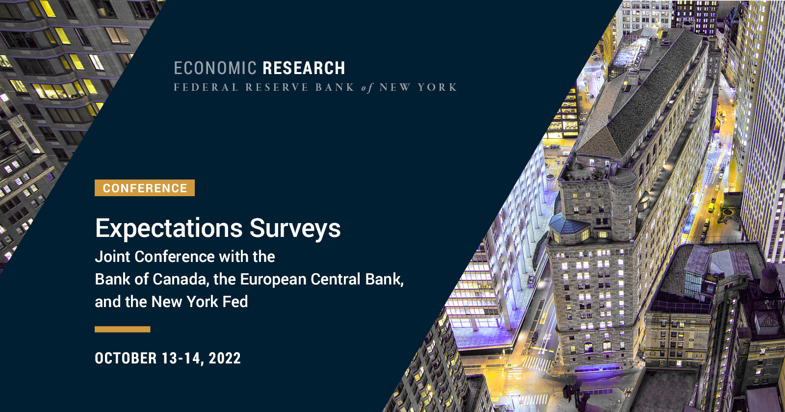 Joint BoC ECB New York Fed Conference on Expectations Surveys