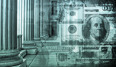 Photo: Banking System and Electronic Transfer for Business