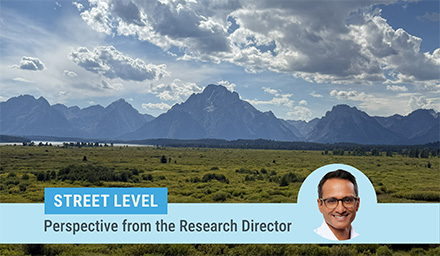 Photo of Federal Reserve Chairman Kevin Warsh at the podium at the Jackson Hole Economic Symposium